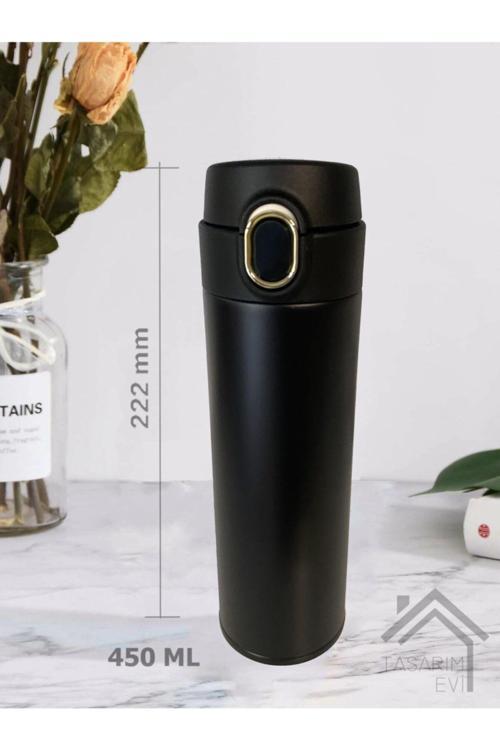 Çift Katmanlı Kaliteli Çelik 450 Ml Termos Bardak Mug Araç Kahve Çay Termosu
