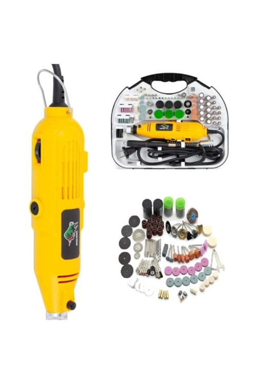 Gravür Setli 211 Parça Devirli Gravür Hobi Taşlama Şaftlı Set