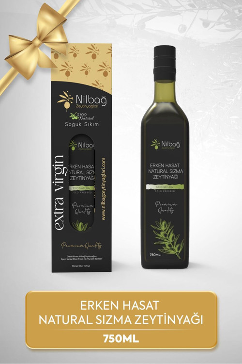 Ayvalık Erken Hasat Naturel Sızma Zeytinyağı Marasca 750 Ml.