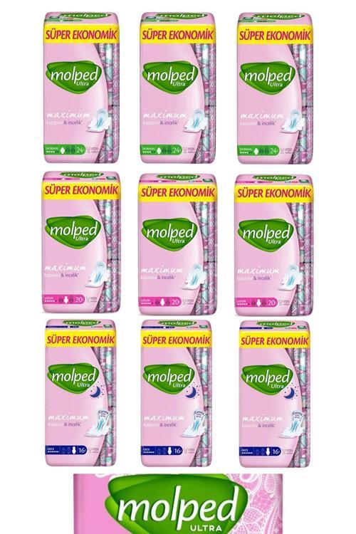 Ultra Süper Ekonomik 9'Lu Karma Paket (3 X Gece 16Lı + 3 X Normal 24Lü + 3 X Uzun 20Li)