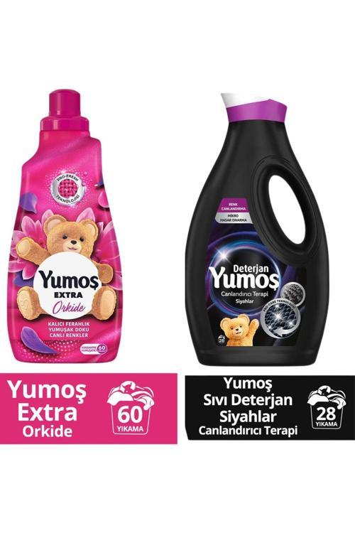 Extra Orkide Konsantre Yumuşatıcı 1440 Ml - Sıvı Bakım Deterjanı Siyahlar 1690 Mlx1
