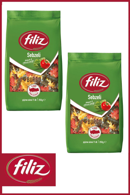 Sebzeli Burgu Makarna 350 Gr. X 2 Adet