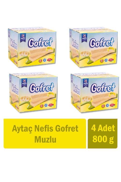 Nefis Gofret Muzlu 800 Gr X 4 Adet