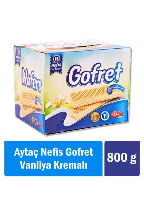 Nefis Gofret Vanilya Kremalı 800 Gr