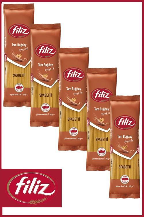 Tam Buğday Spagetti (Çubuk) Makarna 350 Gr X 5 Adet