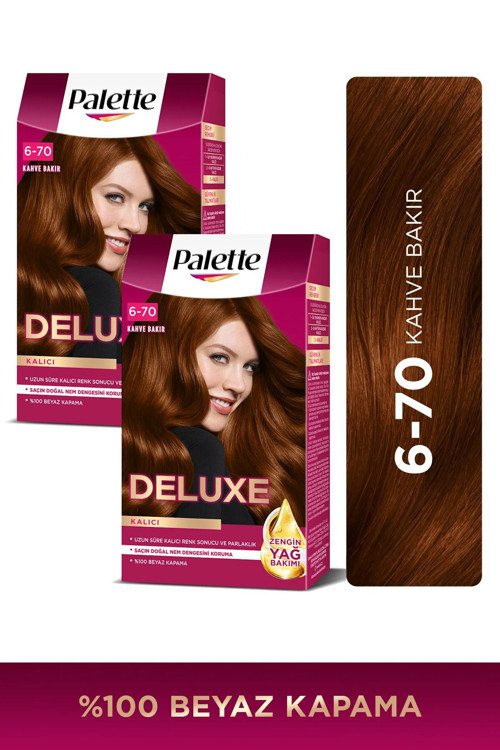 Deluxe 6-70 Kahve Bakır X 2 Adet