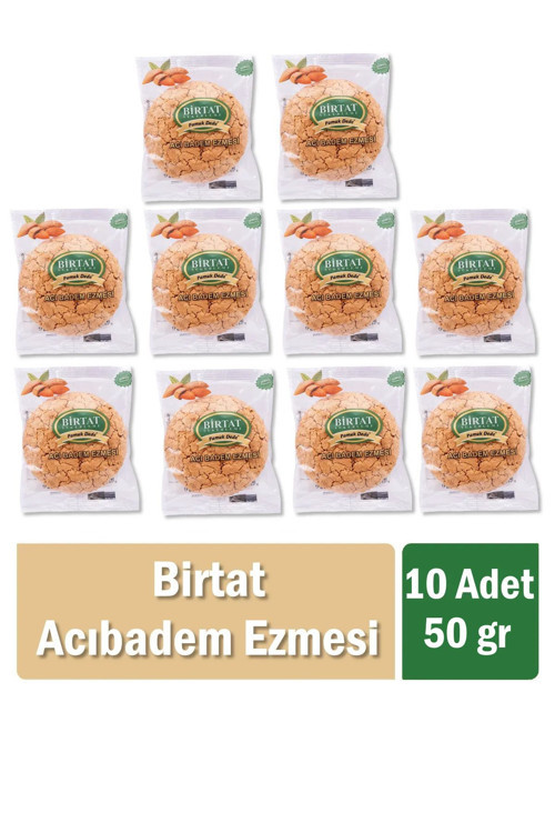Şekerleme Acıbadem Ezmesi 50 Gr X 10 Adet