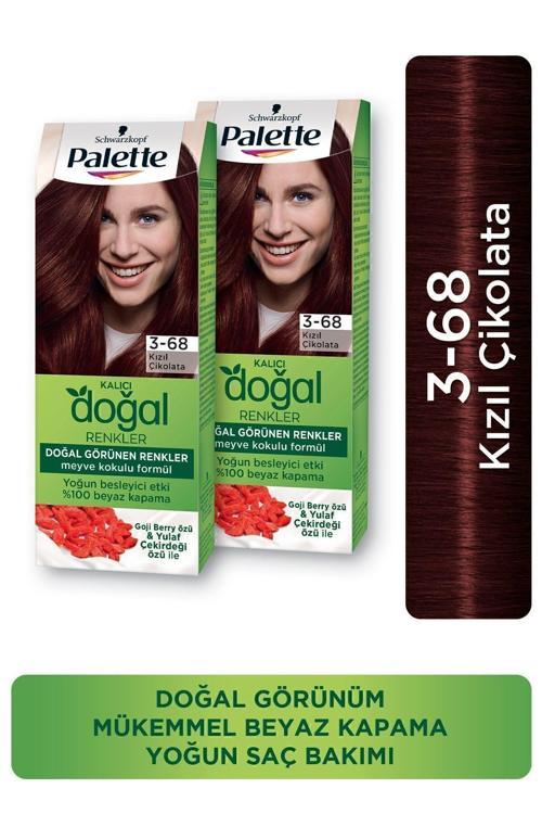 Kalıcı Doğal Renkler 3-68 Kızıl Çikolata X 2 Adet