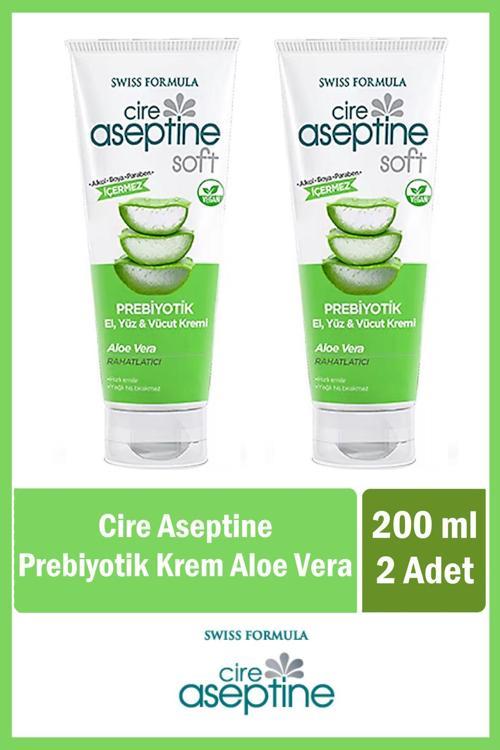 Cıre Aseptıne El, Yüz Ve Vücut Kremi 200 Ml Prebiyotik Aloe Vera X 2 Adet