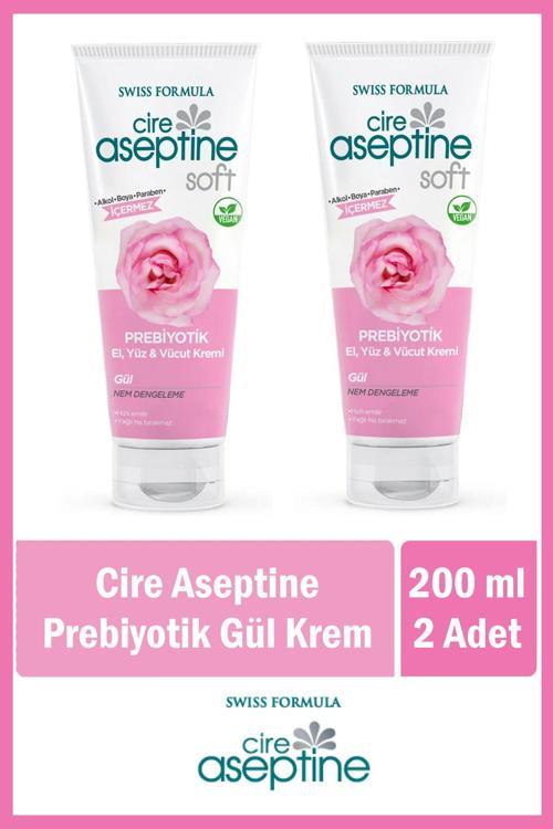 Cıre Aseptıne El, Yüz Ve Vücut Kremi 200 Ml Prebiyotik Gül X 2 Adet