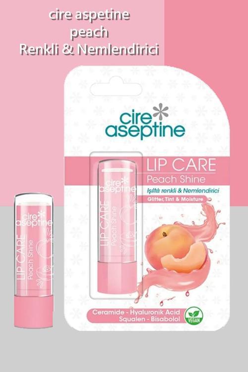 Cıre Aseptıne Lip Care Peach (Şeftali) Renkli Dudak Nemlendirici 4,5 G