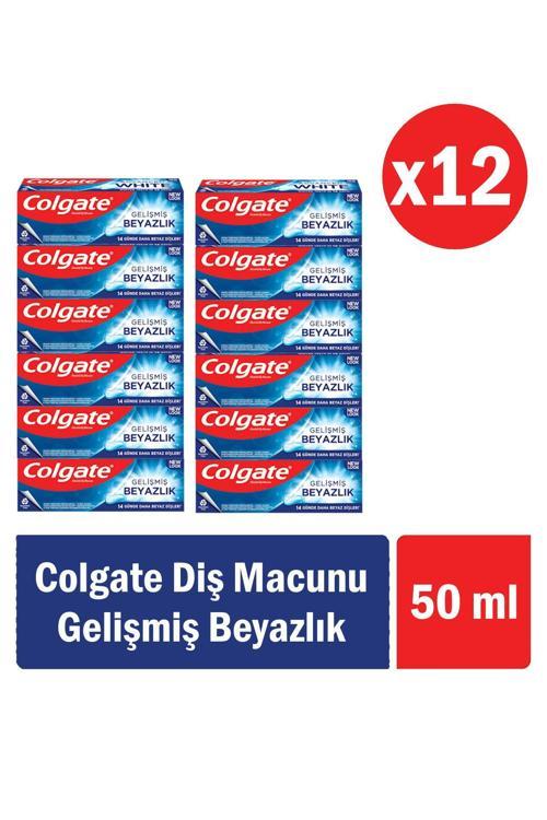 Gelişmiş Beyazlık Diş Macunu 50 Ml X 12 Adet