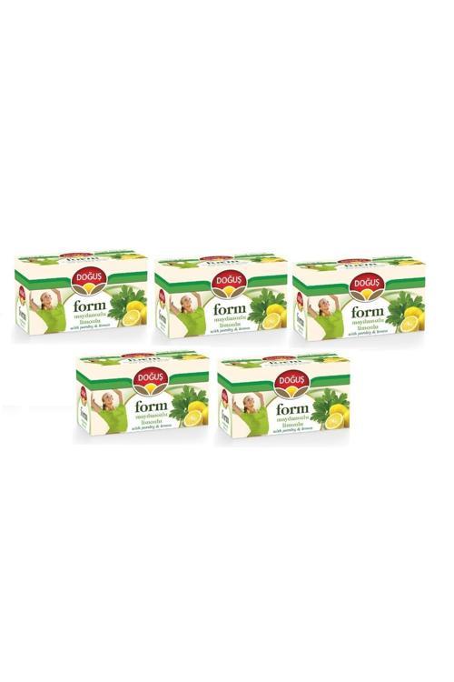 Form Maydanozlu Limonlu Bitki Çayı 5 Adet 20'Li