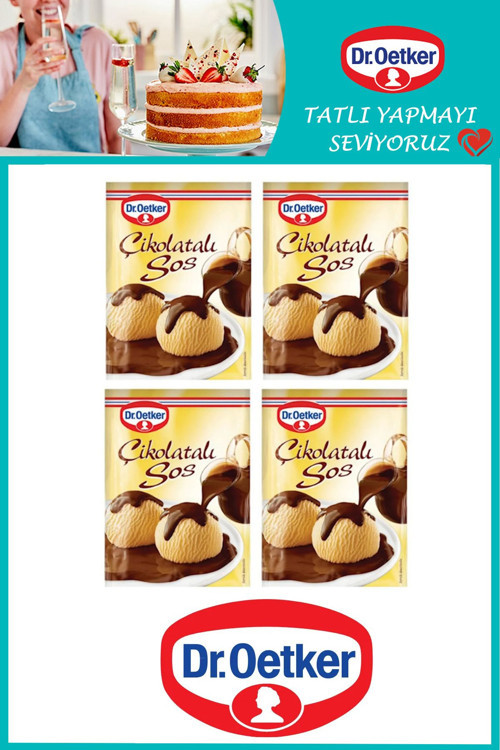 Çikolatalı Tatlı Sos 123 Gr X 4 Adet