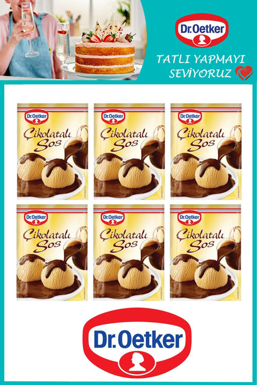 Çikolatalı Tatlı Sos 123 Gr X 6 Adet