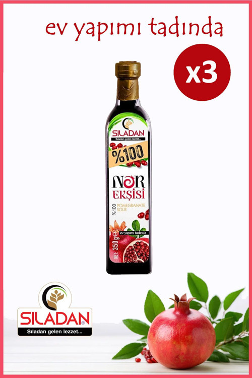 %100 Nar Ekşisi 350Gr X 3 Adet