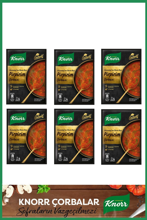 Gurme Pirpirim Çorbası 72 Gr X 6 Adet