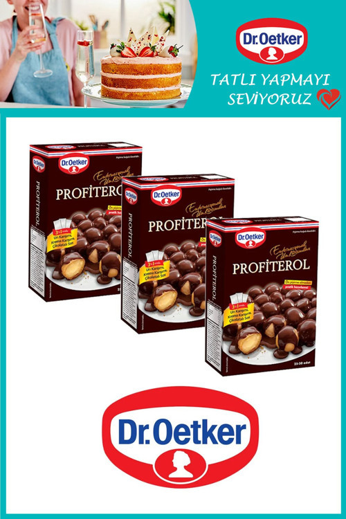 Profiterol 305 Gr X 3 Adet