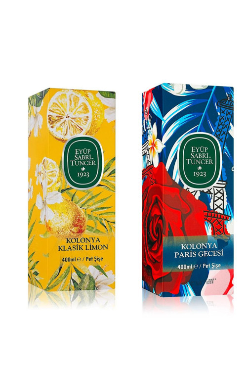 Klasik Limon Ve Paris Gecesi Kolonyası 2'Li 400 Ml Ve 400 Ml
