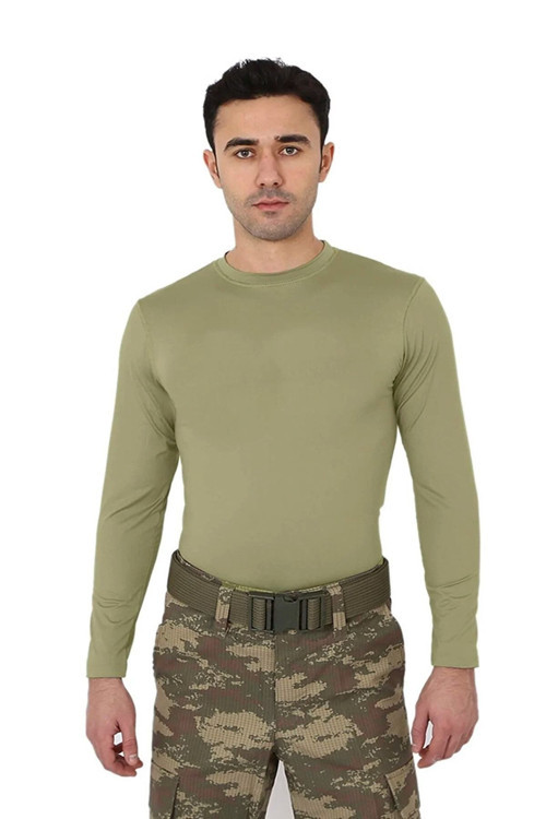 Uzun Kol Microfiber T-Shirt S