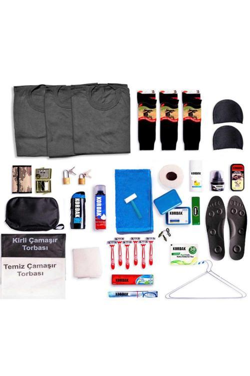 3'Lü Kütahya Havacı Bedelli Asker Malzemeleri - Tavsiye Asker Seti Asker Paketi XL