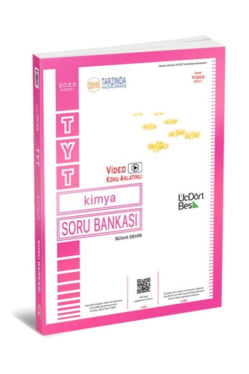 Üçdörtbeş Yayınları Güncel Tyt Kimya Soru Bankası