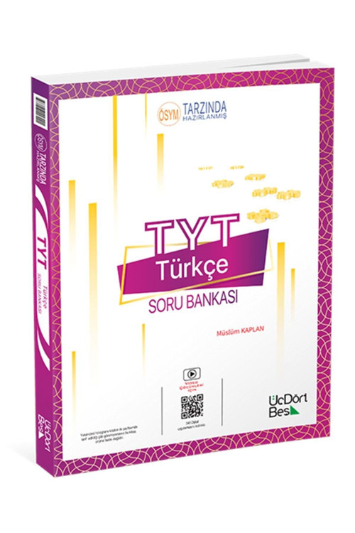 Üçdörtbeş Yayınları Üç Dört Beş Tyt Türkçe Soru Bankası