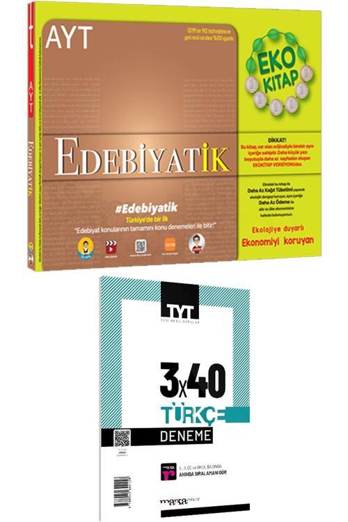 Tonguç Akademi Ayt Edebiyatik Eko - Marka Tyt Türkçe 3X40 Deneme