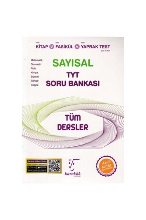 Karekök Yayınları Karekök Tyt Tüm Dersler Sayısal Soru Bankası (Yeni)