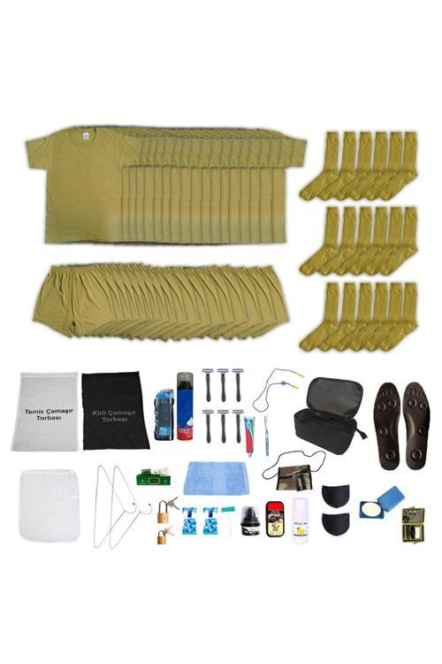 18'Li Tavsiye Asker Paketi - Askeri Bot Kilidi Iç Çamaşır XL