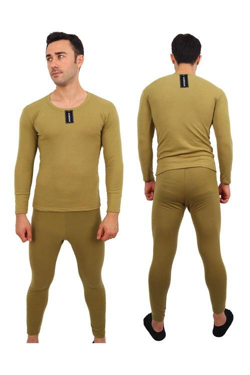 Nano Yeşil Askeri Termal Içlik Takımı - Alt Üst Içlik Takım M