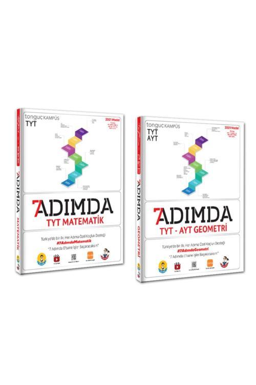 Tonguç Yayınları Tyt 7 Adımda Matematik - Geometri Soru Bankası Seti 2 Kitap