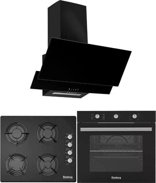 Black Diamond Siyah Cam 3'Lü Ankastre Set