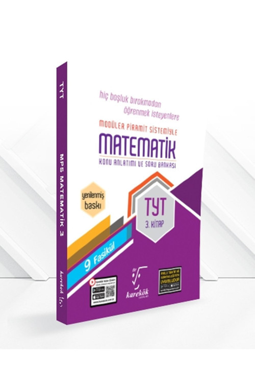 Karekök Yayınları Tyt Matematik 3 Kitap Mps (Modüler Piramit Sistemi) 2024 Full