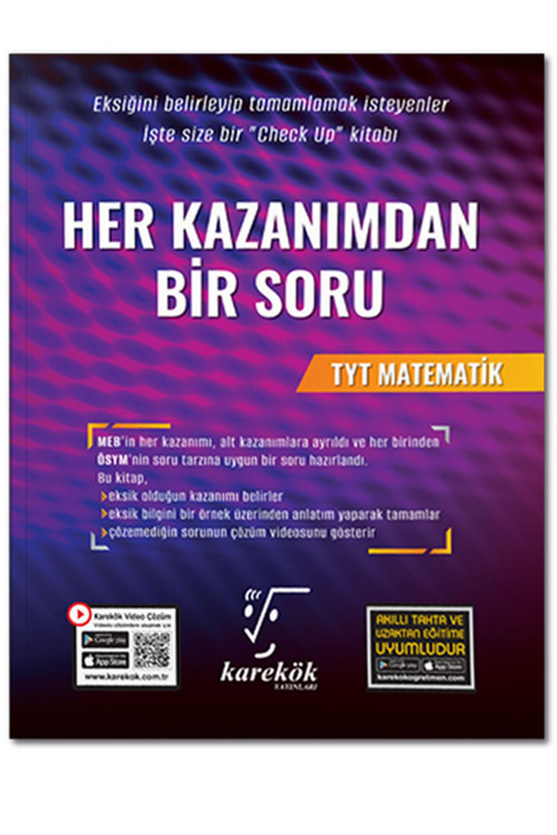 Karekök Yayınları Her Kazanımdan Bir Soru Tyt Matematik Karekök Yayınları