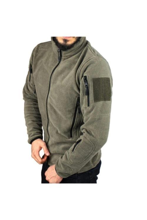 Erkek Haki 6 Cepli Askeri Taktikal Polar Mont M