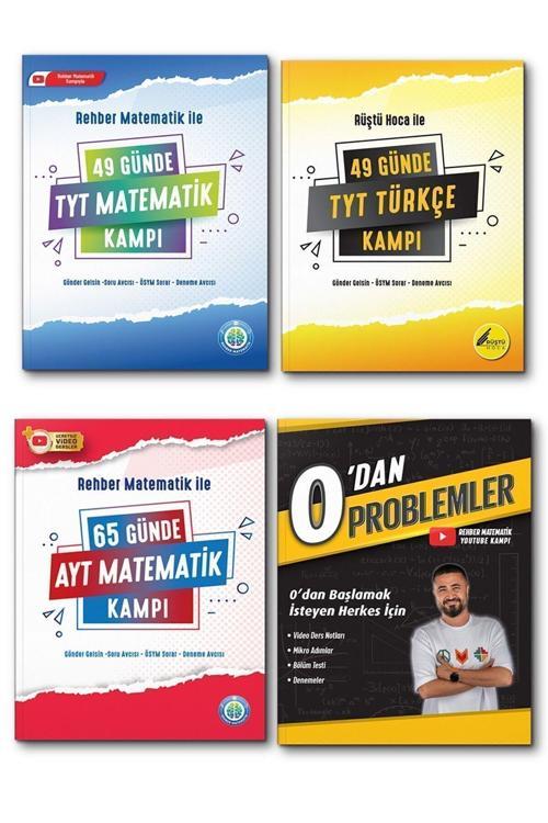 Rehber Matematik Yayınları 65 Günde Ayt Matematik Kampı-0'Dan Problemler-49 Günde Tyt Türkçe Kampı-49 Günde Tyt Matematik Kampı