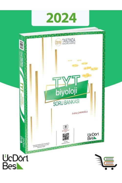 Üç Dört Beş Yayıncılık 345 Tyt Biyoloji 2024 Model Soru Bankası