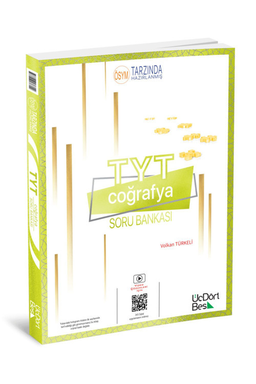 Üç Dört Beş Yayıncılık Tyt Coğrafya Soru Bankası 345 Üçdörtbeş (Bolnot'A Özel Güncel Içeriğe Sahiptir)