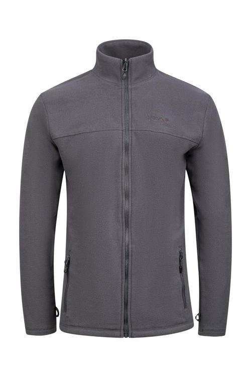 Chestert Erkek Tam Fermuarlı İnce Polar Sweatshırt Antrasit