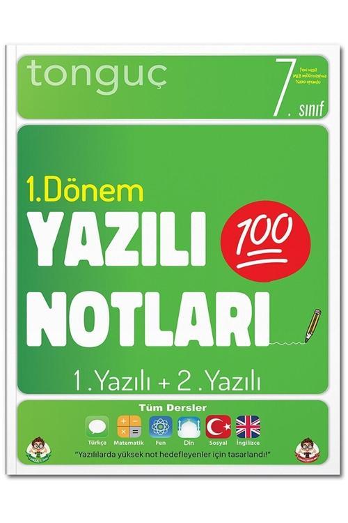 Tonguç Yayınları 7. Sınıf Yazılı Notları 1. Dönem 1 Ve 2. Yazılı