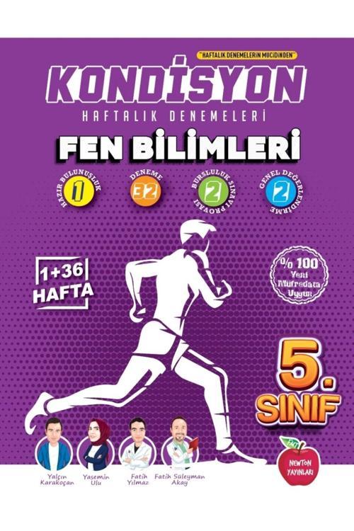 Newton Yayınları 5.Sınıf Fen Bilimleri Haftalık Kazanım Denemeleri 37 Hafta