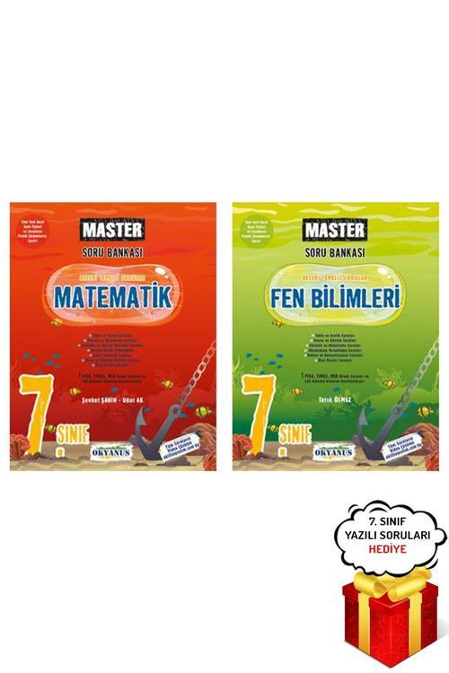 Okyanus Yayınları 7. Sınıf Master Matematik Ve Fen Bilimleri Soru Bankası Seti - Hediyeli
