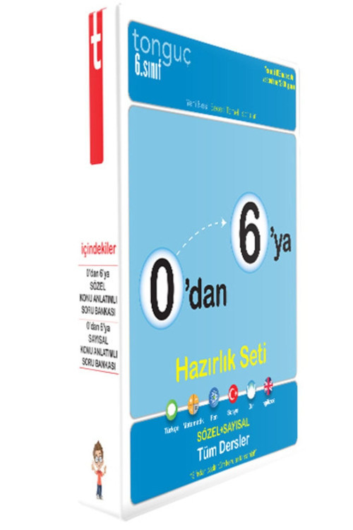 Tonguç Akademi 6. Sınıf 0 Dan 6 Ya Konu Anlatımlı Soru Bankası Seti