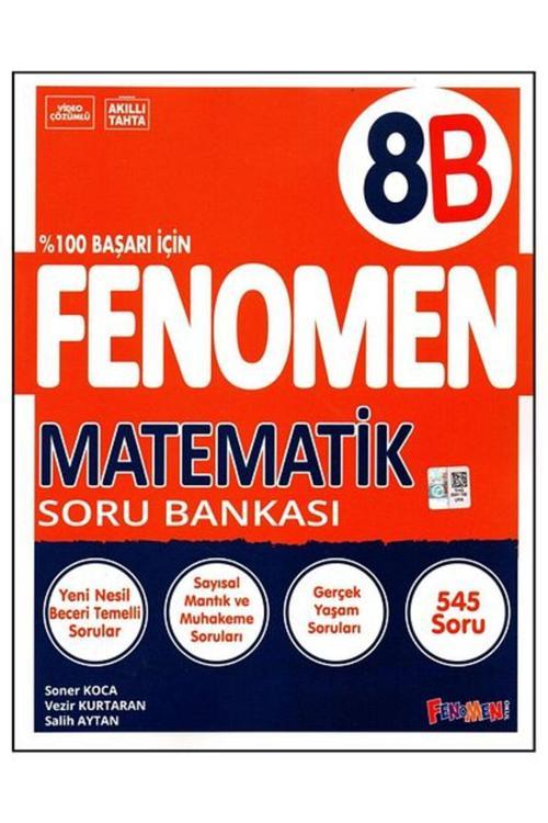 Fenomen Yayıncılık Fenomen 8. Sınıf Lgs Matematik Soru Bankası (B)