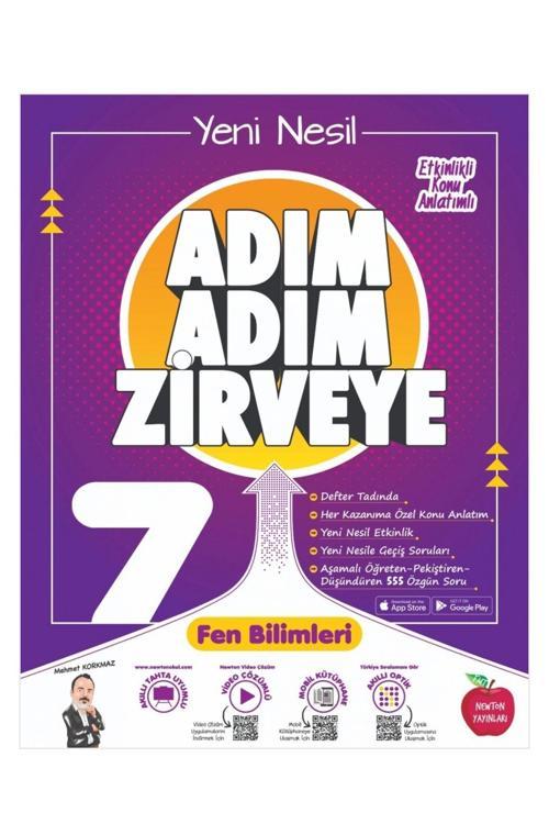 Newton Yayınları Newton 7.Sınıf Adım Adım Etkinlikli Konu Anlatımlı Soru Bankası-Fen Bilimleri