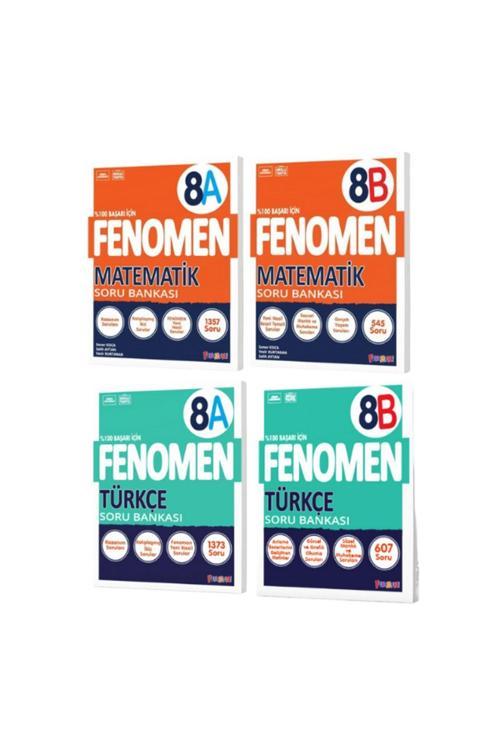 Fenomen Yayıncılık Fenomen 8.Sınıf Matematik A-B Ve Türkçe A-B Soru Bankası