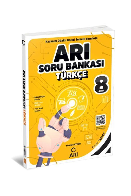 Arı Yayıncılık 2024-2025 Müfredat Yeni Nesil 8.Sınıf Türkçe Soru Bankası
