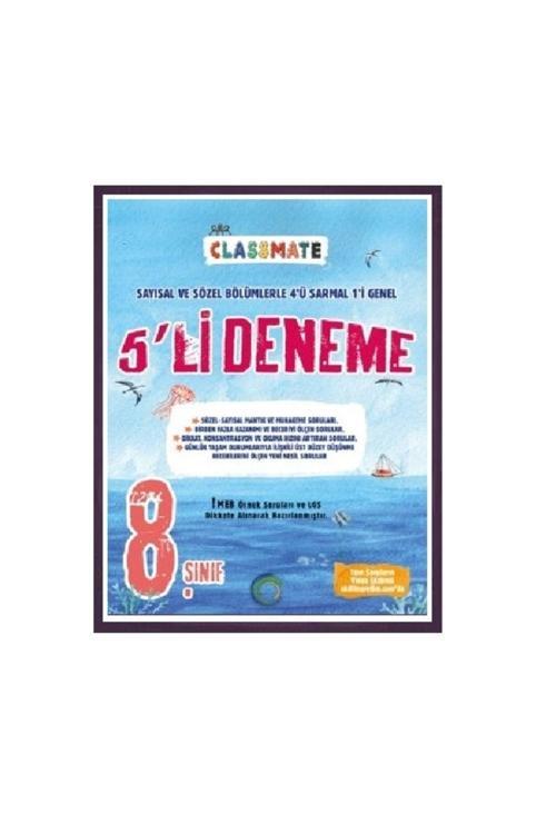 Okyanus Yayınları 8. Sınıf Lgs Classmate 5'Li Deneme Okyanus 2024