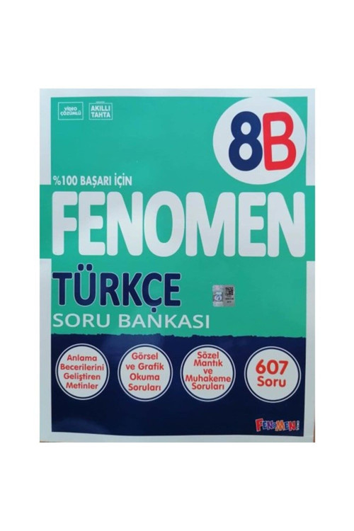 Fenomen Yayıncılık Fenomen Okul Yayınları Fenomen 8.Sınıf Lgs Yeni Baskı Türkçe - B Soru Bankası